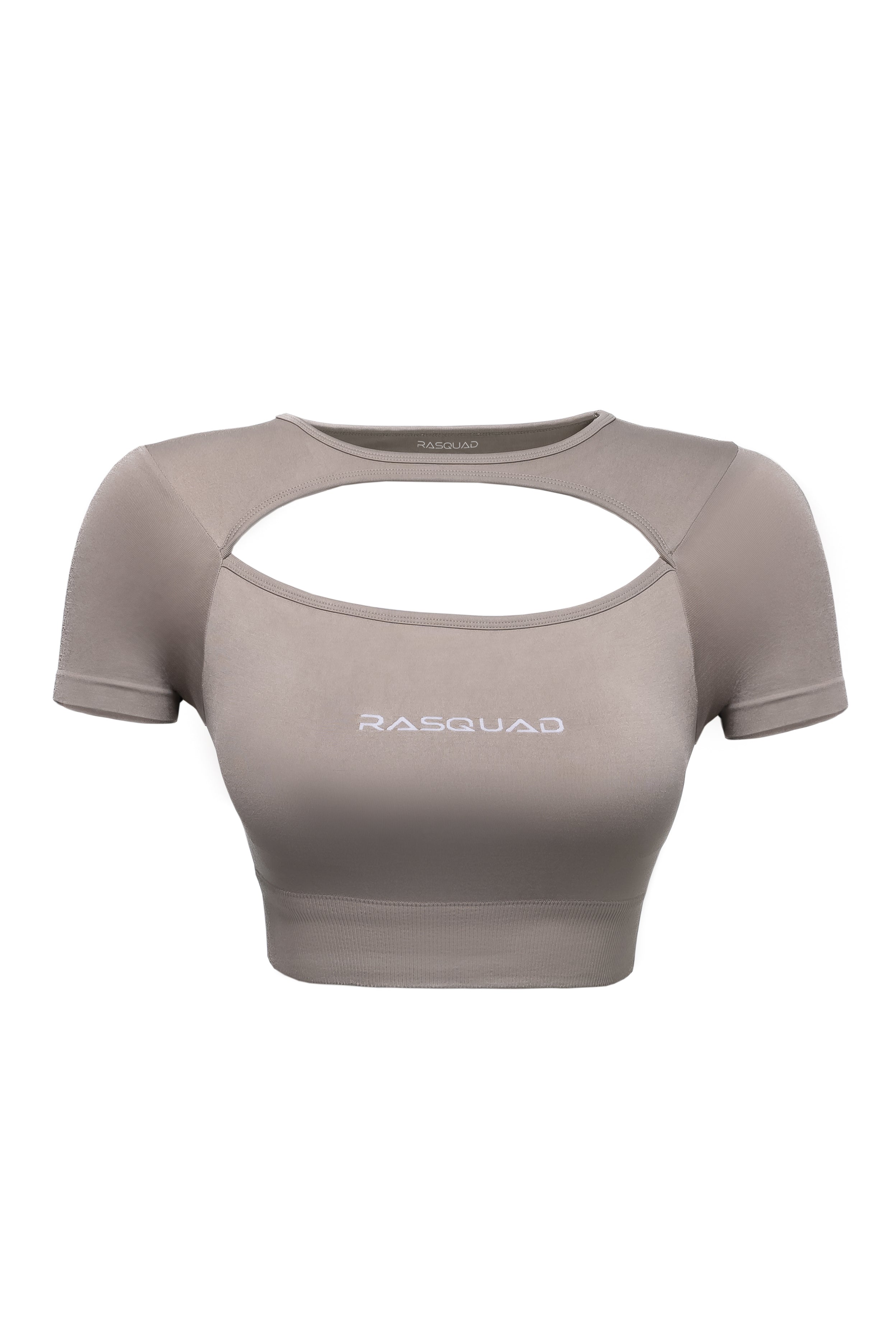 LAYERED CROP TOP - Bej