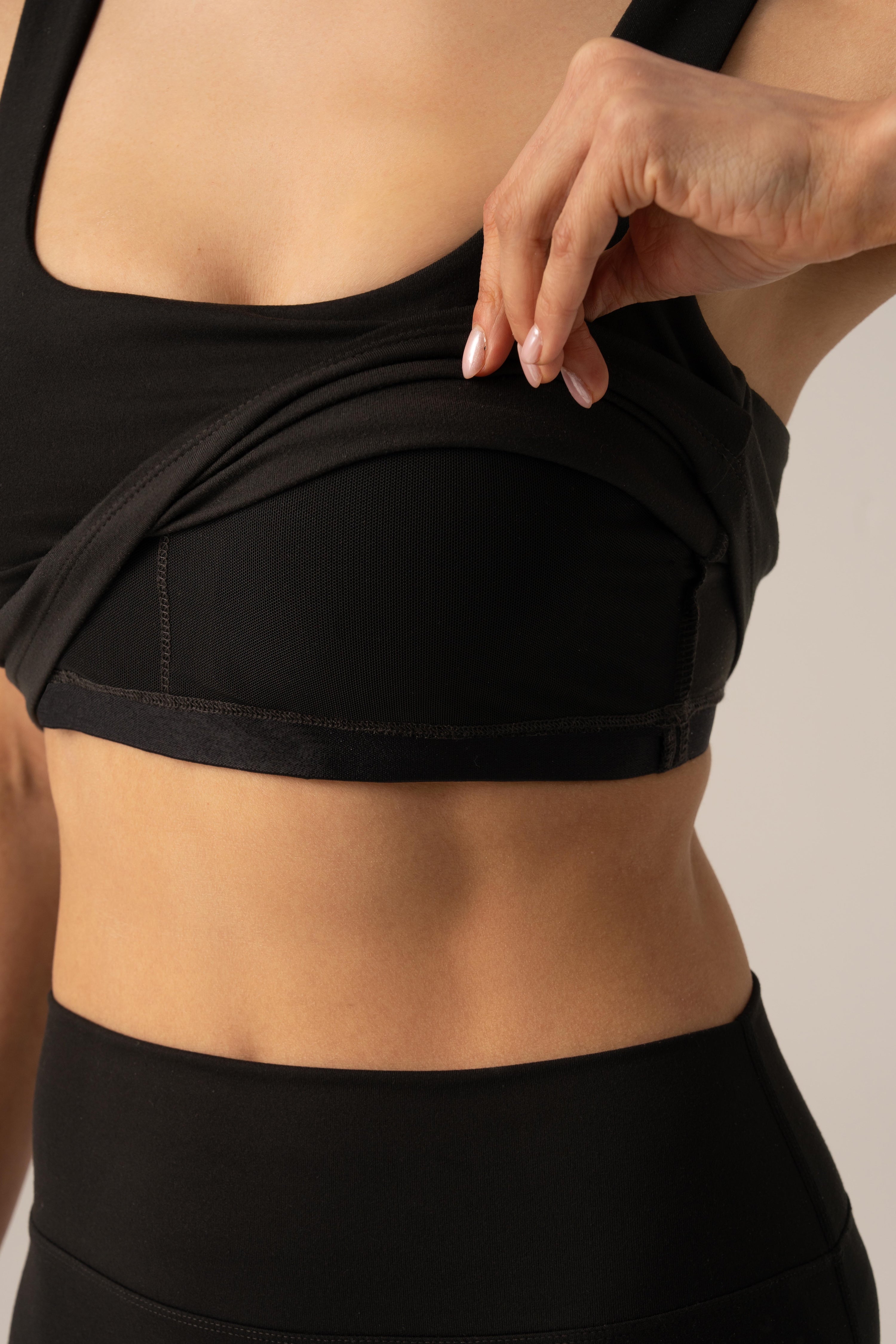 Couture Çift Katmanlı Özelleştirilebilir Pedli Crop