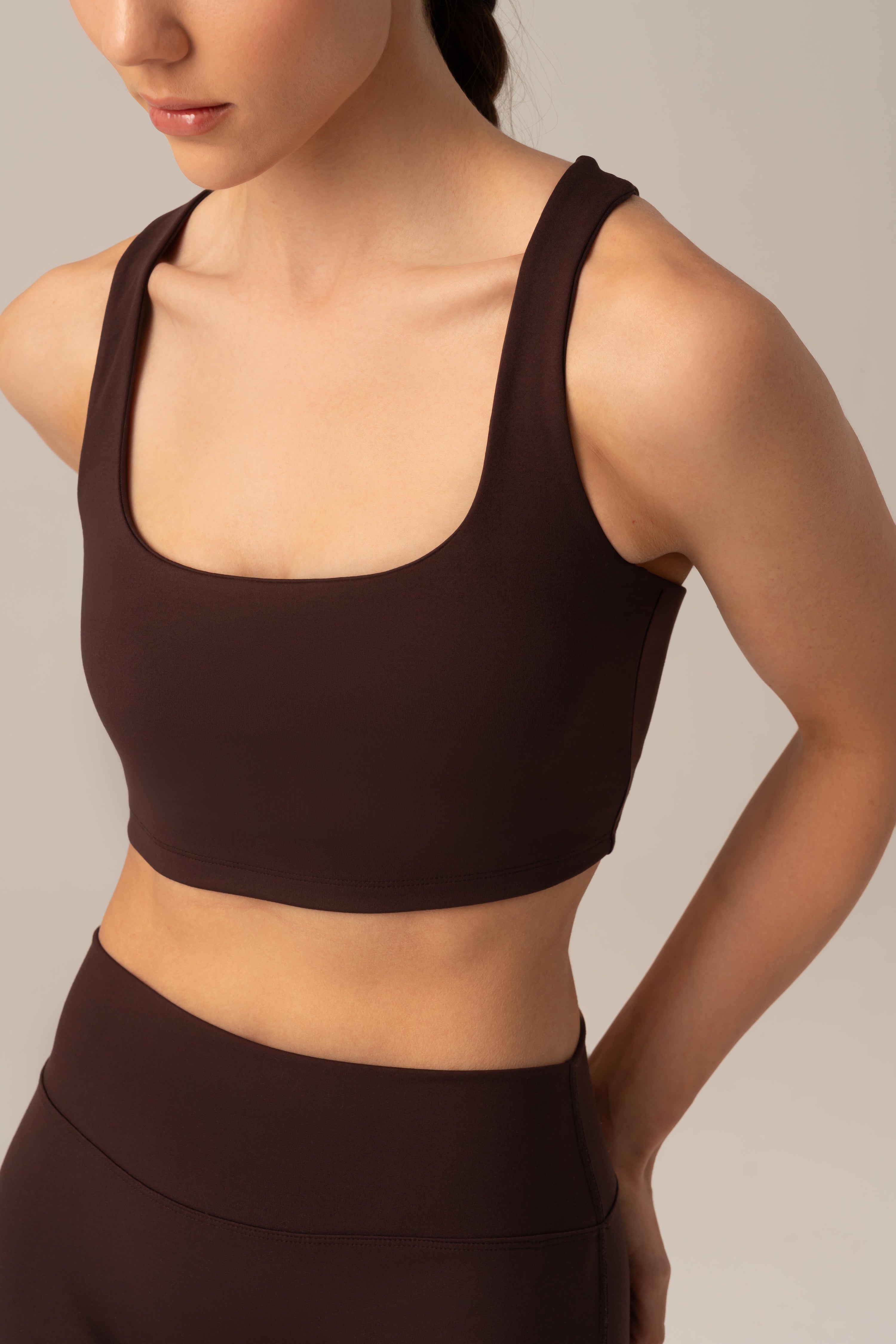 Couture Çift Katmanlı Özelleştirilebilir Pedli Crop