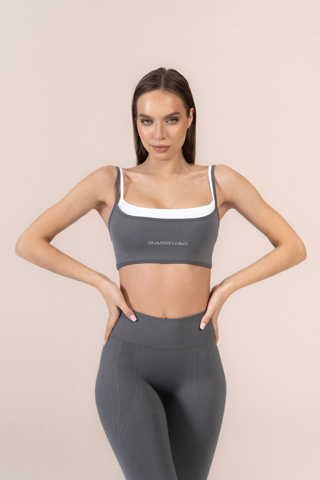 PROLUXE LAYERED SPOR BRA  - Gri