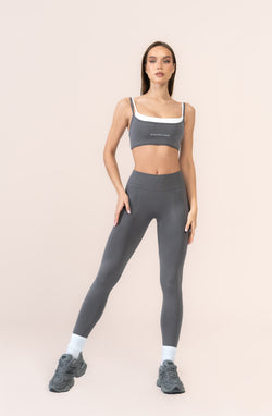 PROLUXE LAYERED SPOR BRA  - Gri