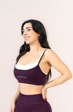 PROLUXE LAYERED SPOR BRA  - Mürdüm