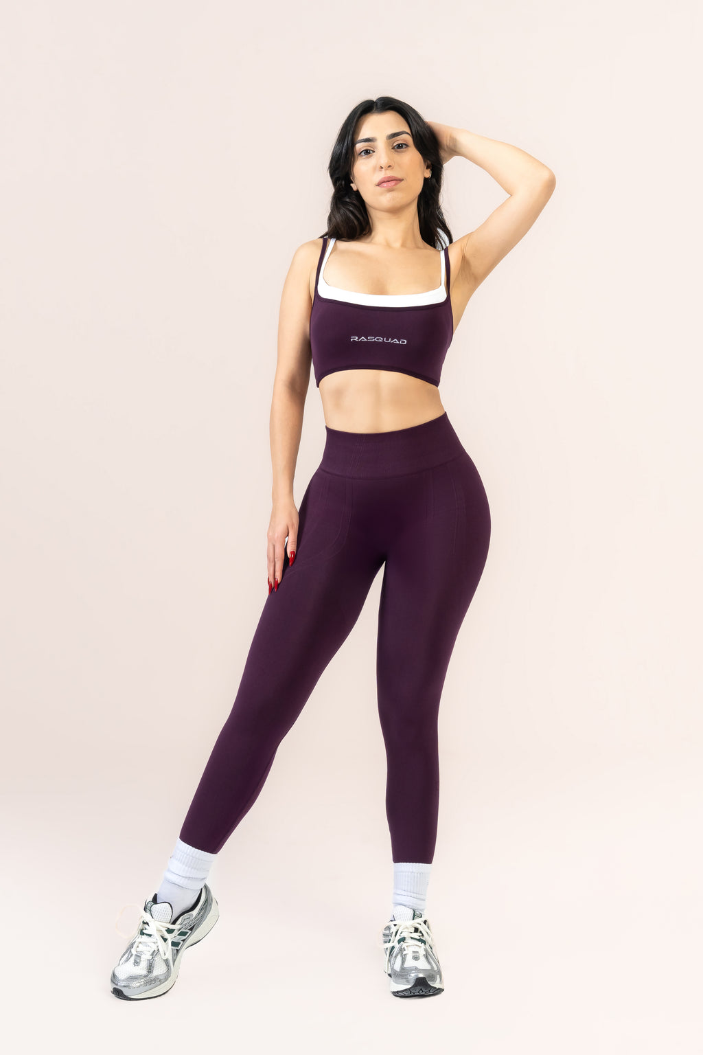 PROLUXE LAYERED SPOR BRA  - Mürdüm