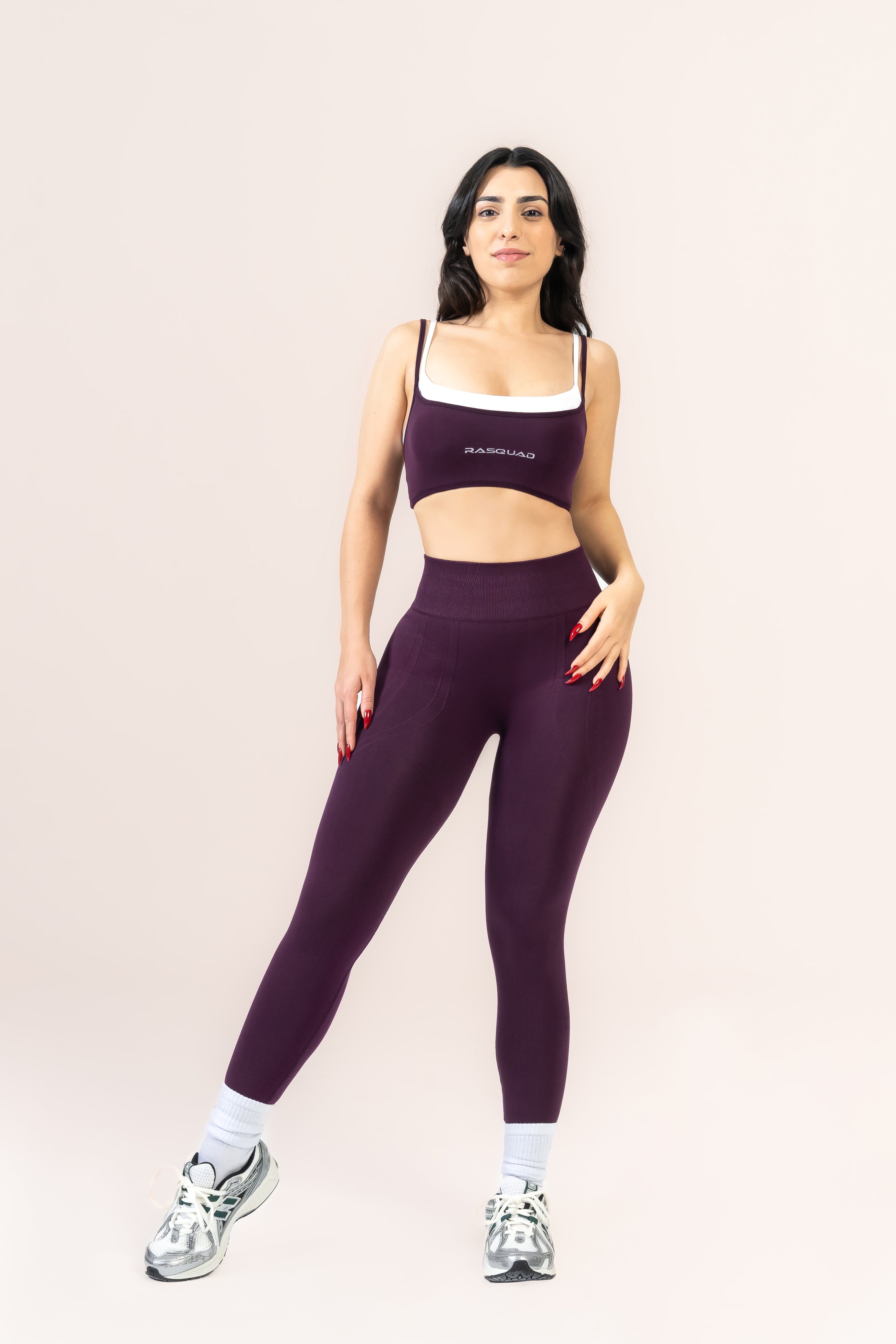 PROLUXE LAYERED SPOR BRA  - Mürdüm