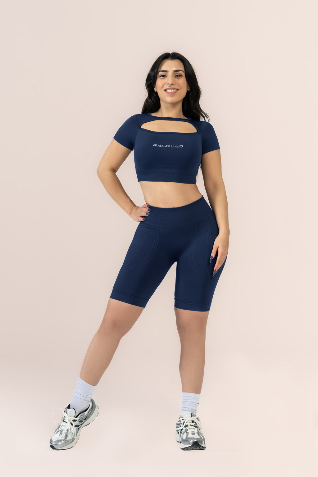 Aurora Layered Crop Top Vingilot | Esnek Spor Üst | Rasquad
