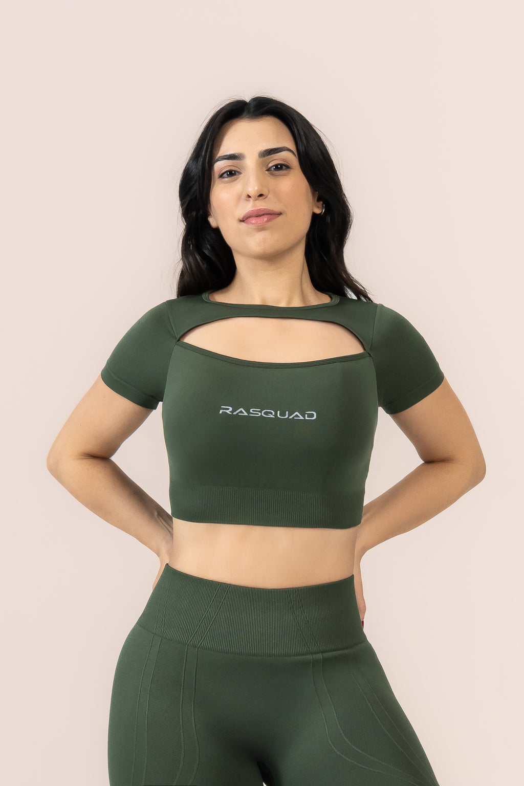 Aurora Layered Crop Top Shire | Spor Üst Modelleri | Rasquad