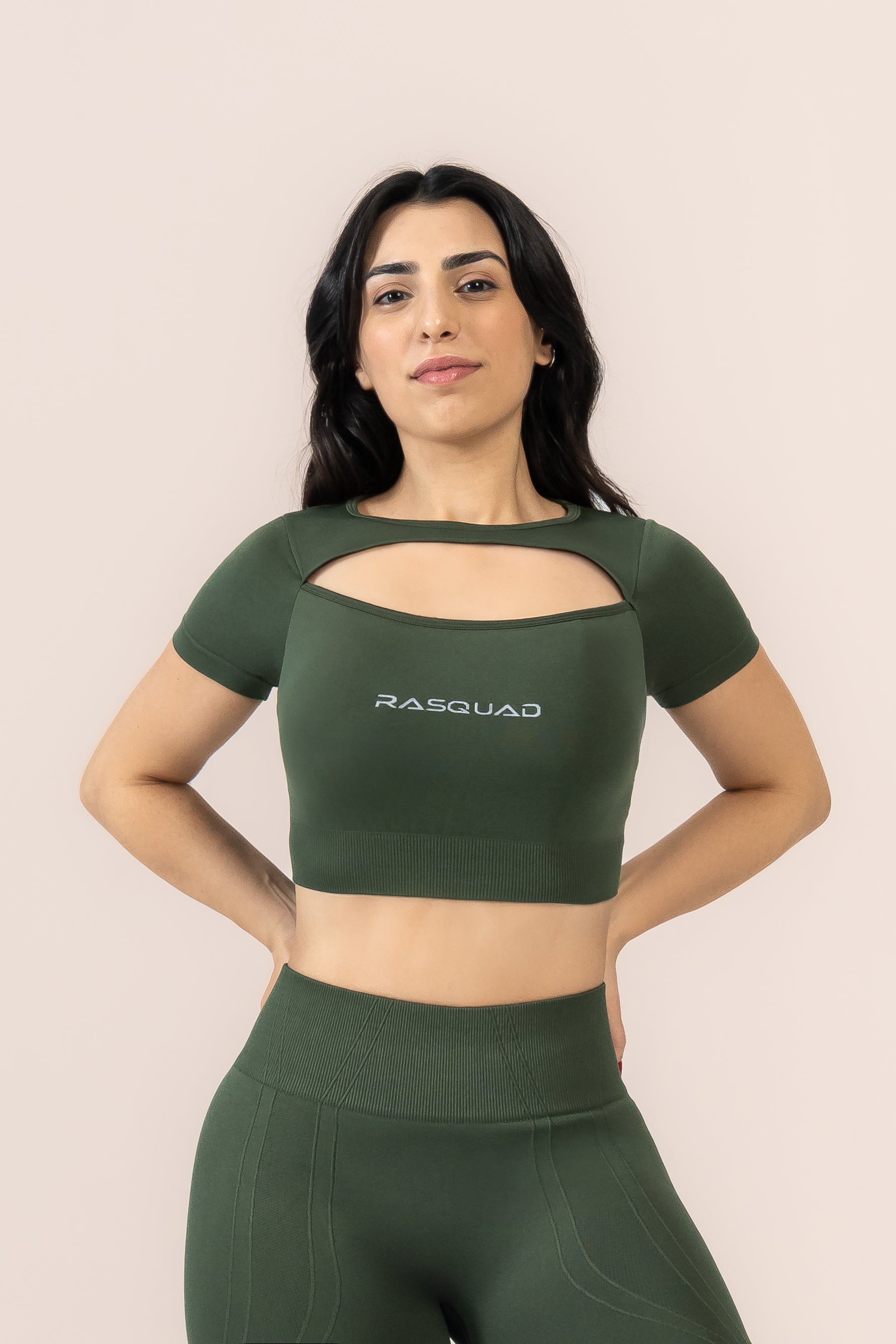 Aurora Layered Crop Top Shire | Spor Üst Modelleri | Rasquad