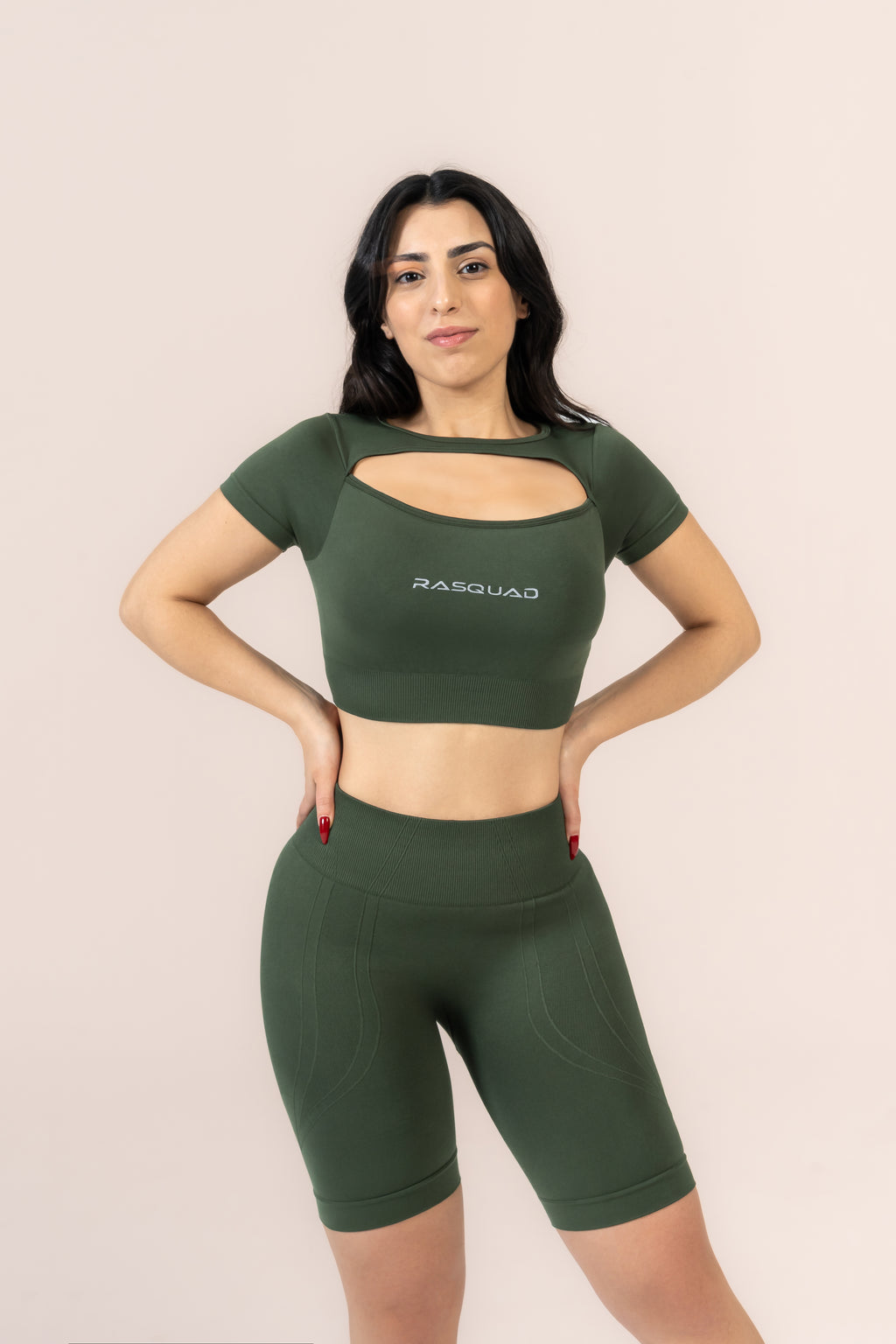 Aurora Layered Crop Top Shire | Spor Üst Modelleri | Rasquad