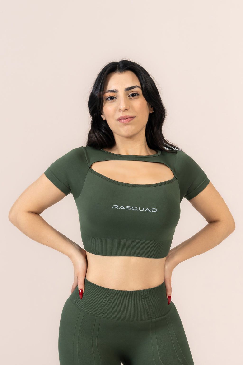Aurora Layered Crop Top Shire | Spor Üst Modelleri | Rasquad