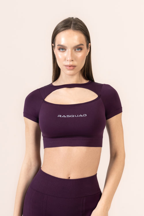 Aurora Layered Crop Top Lothlorien | Sırtı Açık Spor Üst | Rasquad