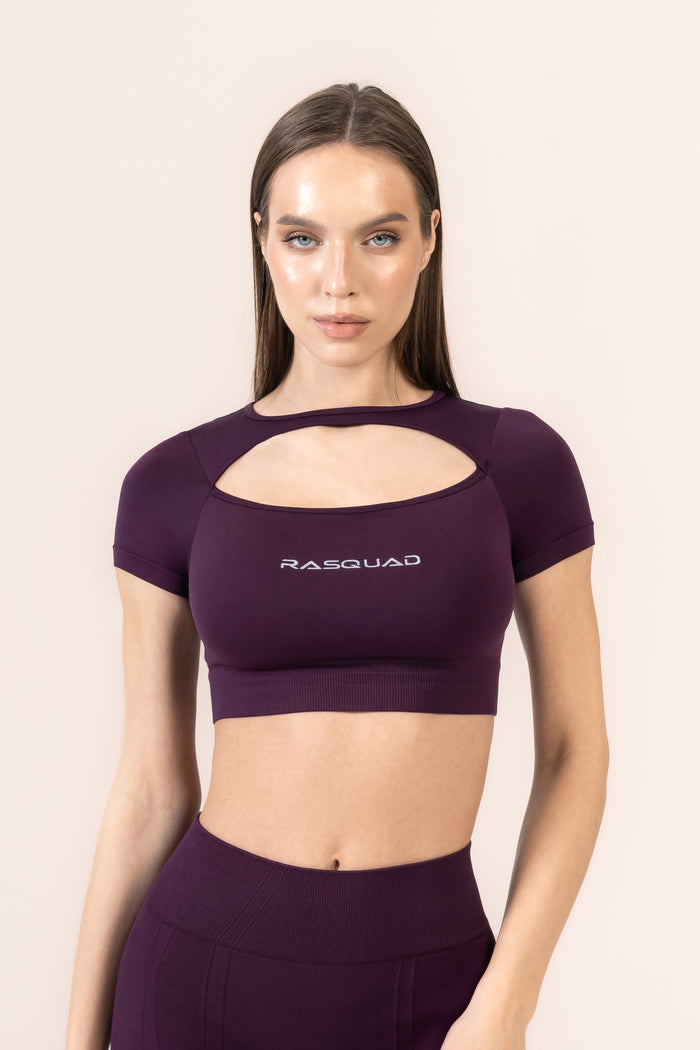 Aurora Layered Crop Top Lothlorien | Sırtı Açık Spor Üst | Rasquad
