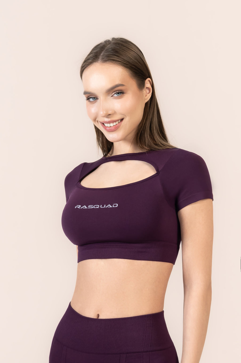 Aurora Layered Crop Top Lothlorien | Sırtı Açık Spor Üst | Rasquad