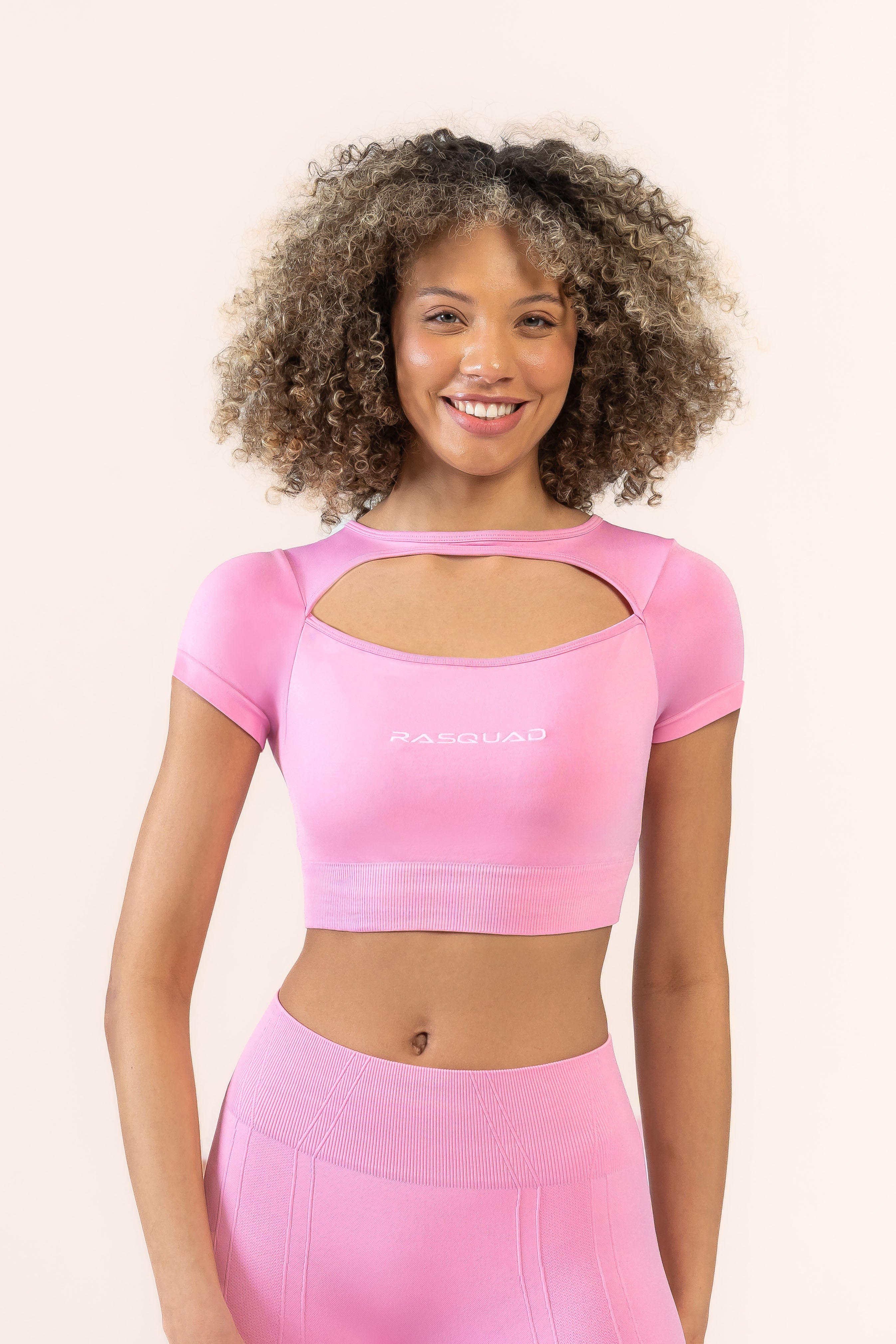 Aurora Layered Crop Top Arwen | Dekolteli Spor Üst | Rasquad
