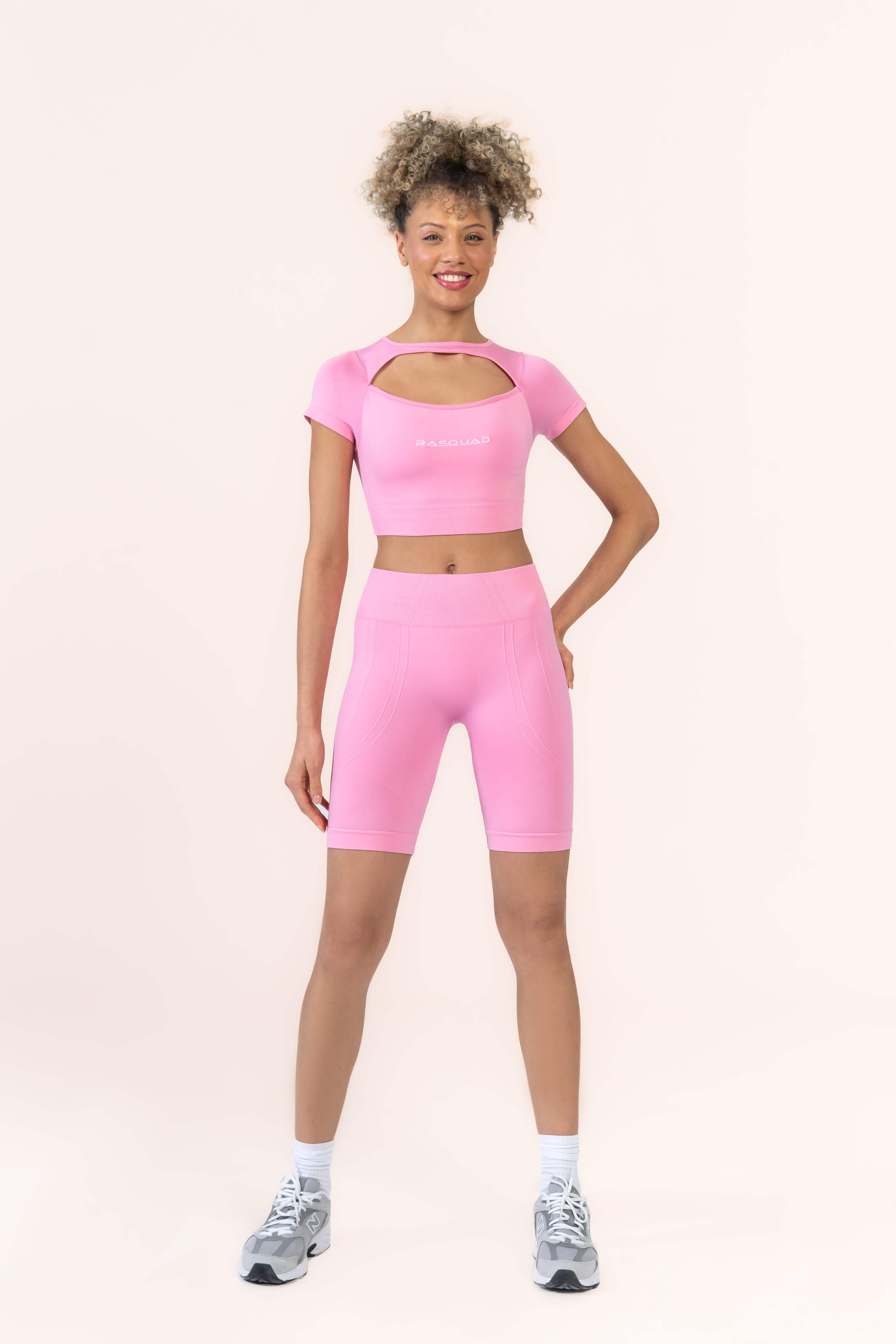 Aurora Layered Crop Top Arwen | Dekolteli Spor Üst | Rasquad