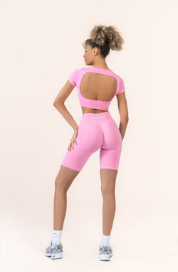 Aurora Layered Crop Top Arwen | Dekolteli Spor Üst | Rasquad