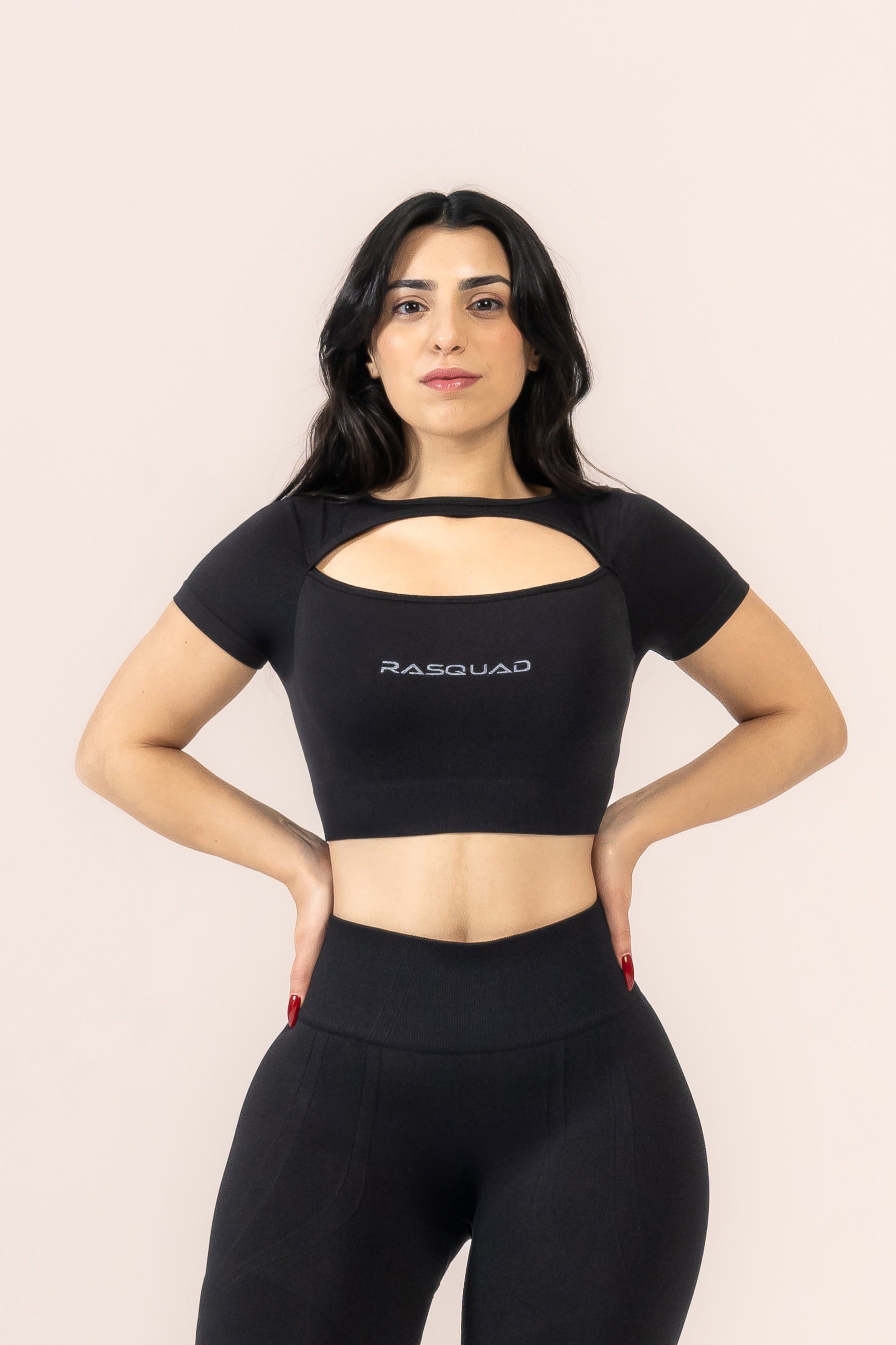 Aurora Layered Crop Top Evenstar | Nefes Alabilir Spor Üst | Rasquad