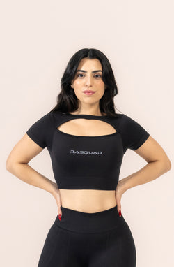 Aurora Layered Crop Top Evenstar | Nefes Alabilir Spor Üst | Rasquad