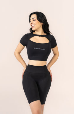 Aurora Layered Crop Top Evenstar | Nefes Alabilir Spor Üst | Rasquad