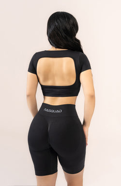 Aurora Layered Crop Top Evenstar | Nefes Alabilir Spor Üst | Rasquad