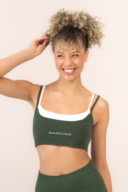 PROLUXE LAYERED SPOR BRA  - Yeşil