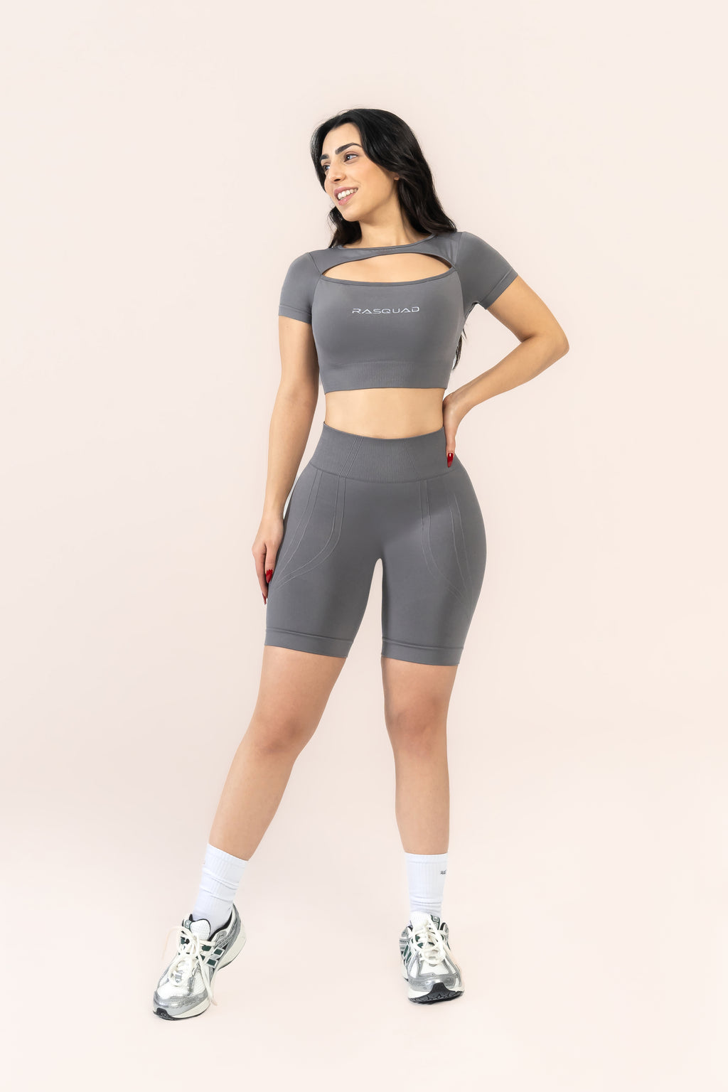 Aurora Proluxe Curve Short Mithril | Push Up Spor Şort

