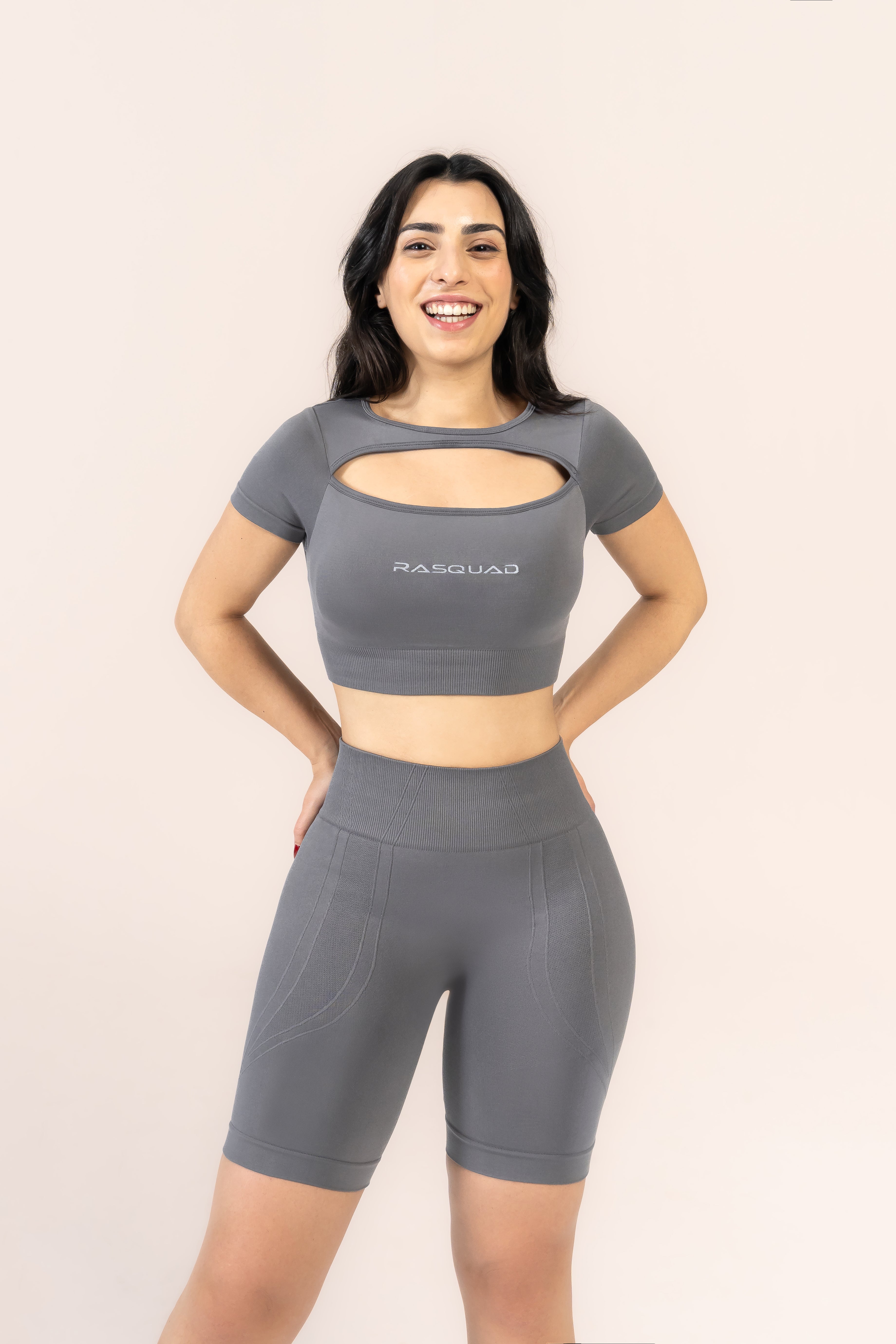 Aurora Proluxe Curve Short Mithril | Push Up Spor Şort
