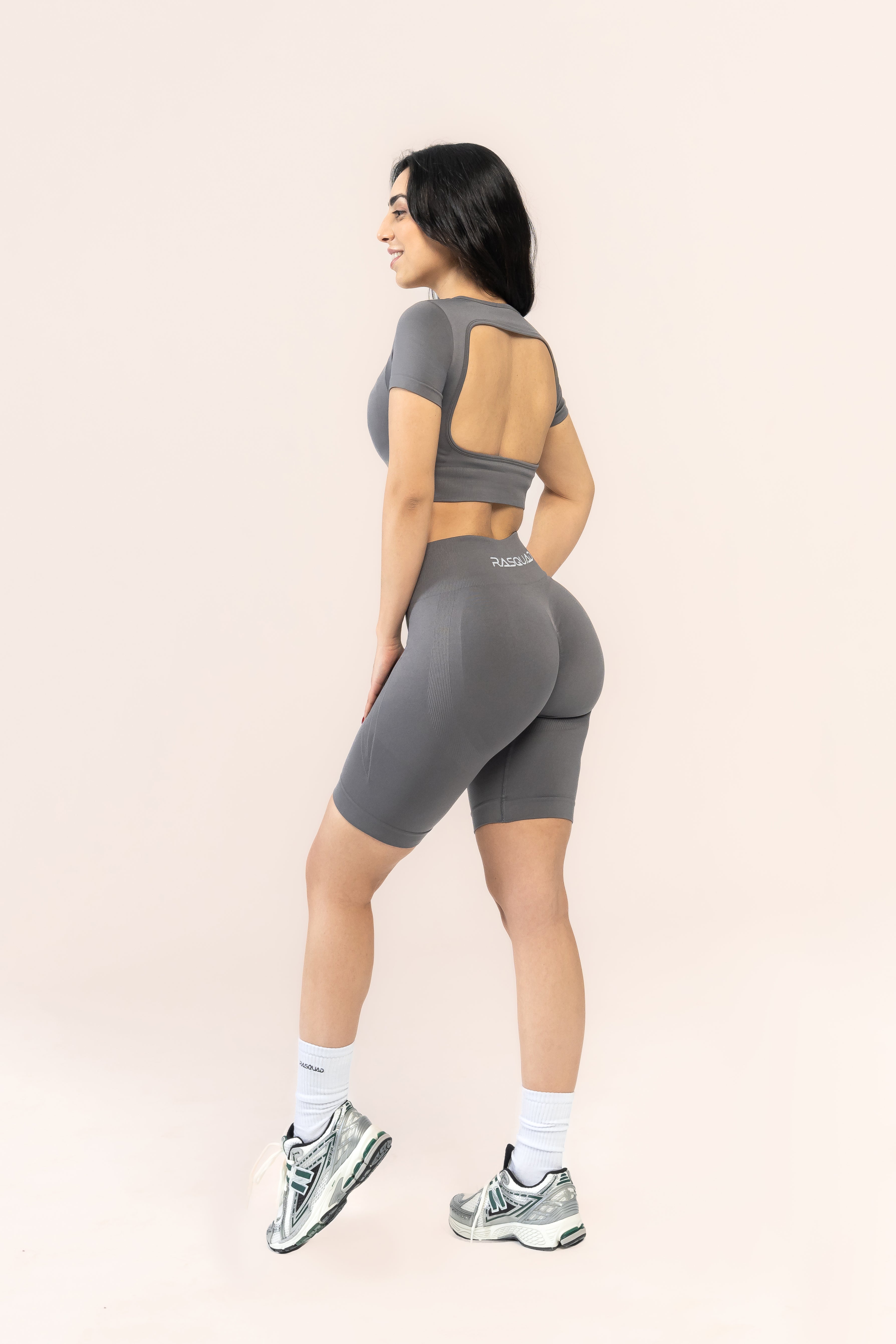 Aurora Layered Crop Top Mithril | Rahat Spor Üst | Rasquad