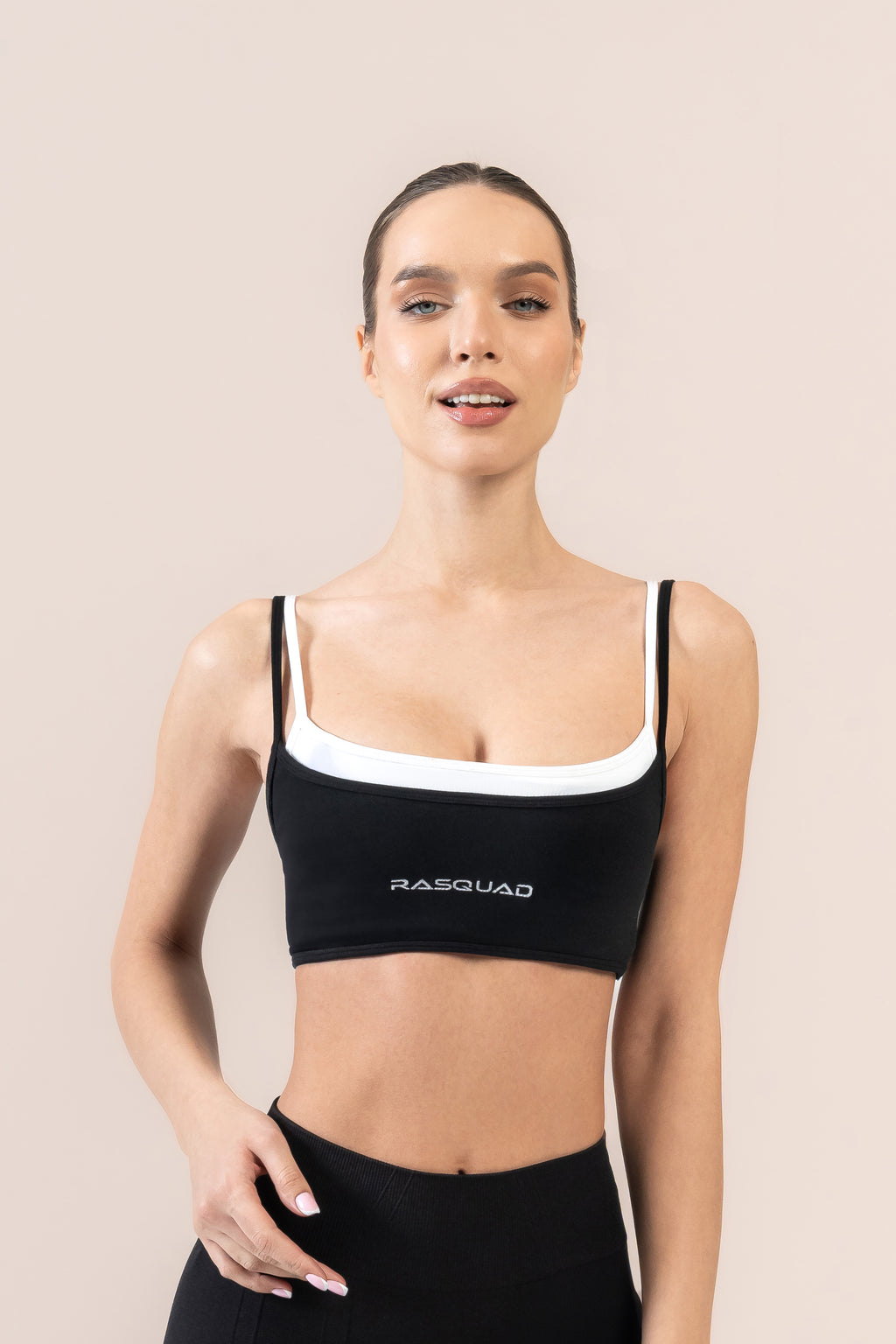PROLUXE LAYERED SPOR BRA  - Siyah