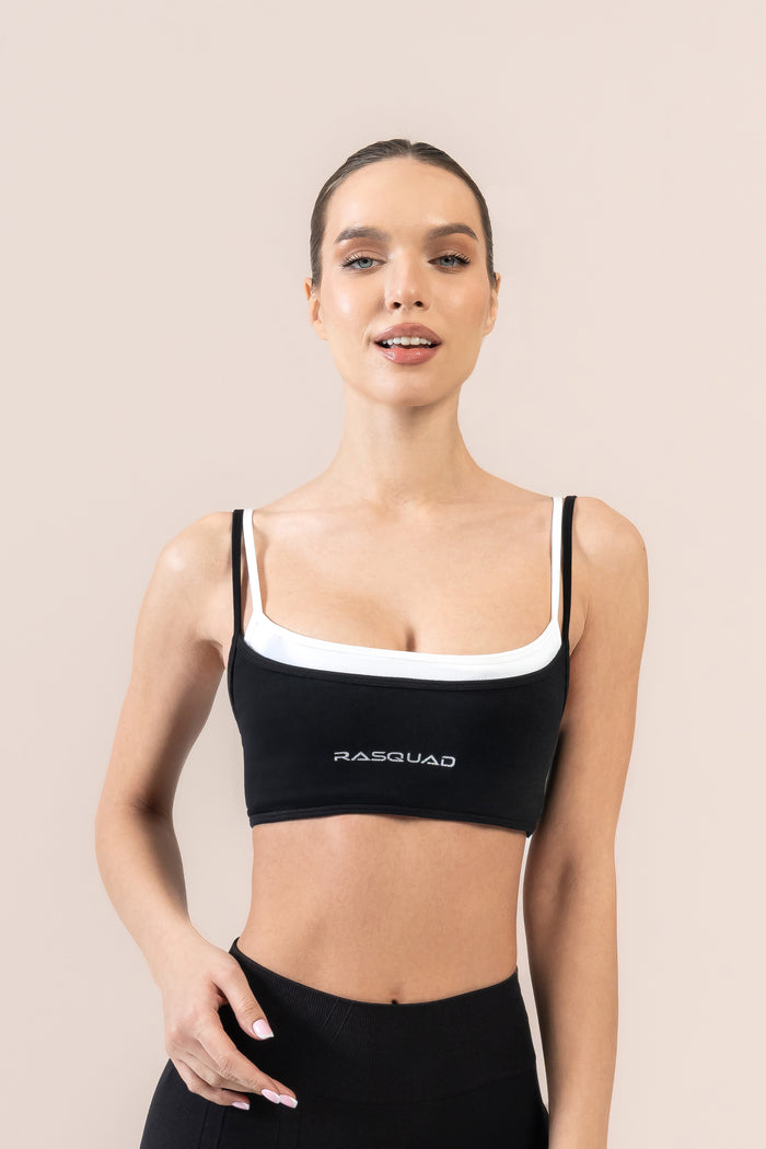 PROLUXE LAYERED SPOR BRA  - Siyah