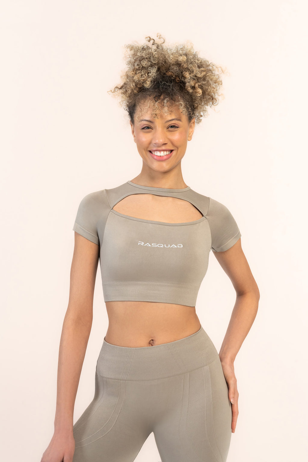 Aurora Layered Crop Top Lembas | Şık Spor Üst | Rasquad