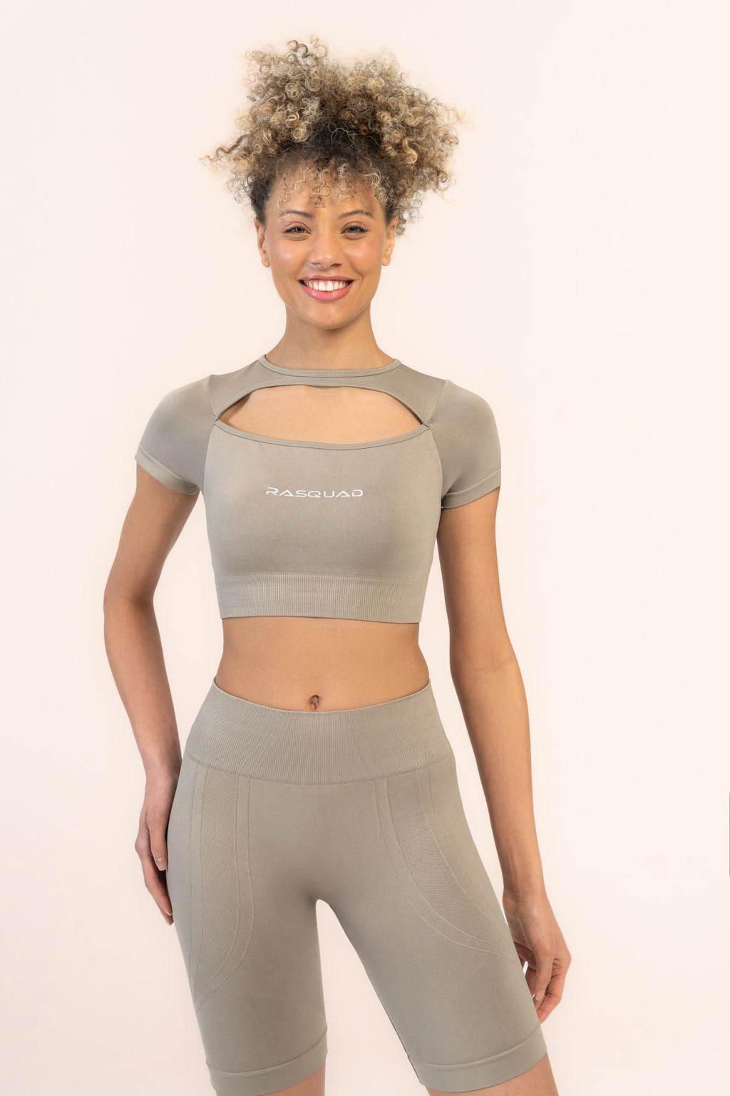 Aurora Layered Crop Top Lembas | Şık Spor Üst | Rasquad