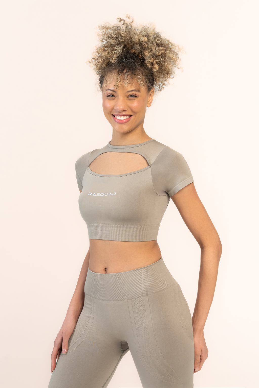 Aurora Layered Crop Top Lembas | Şık Spor Üst | Rasquad