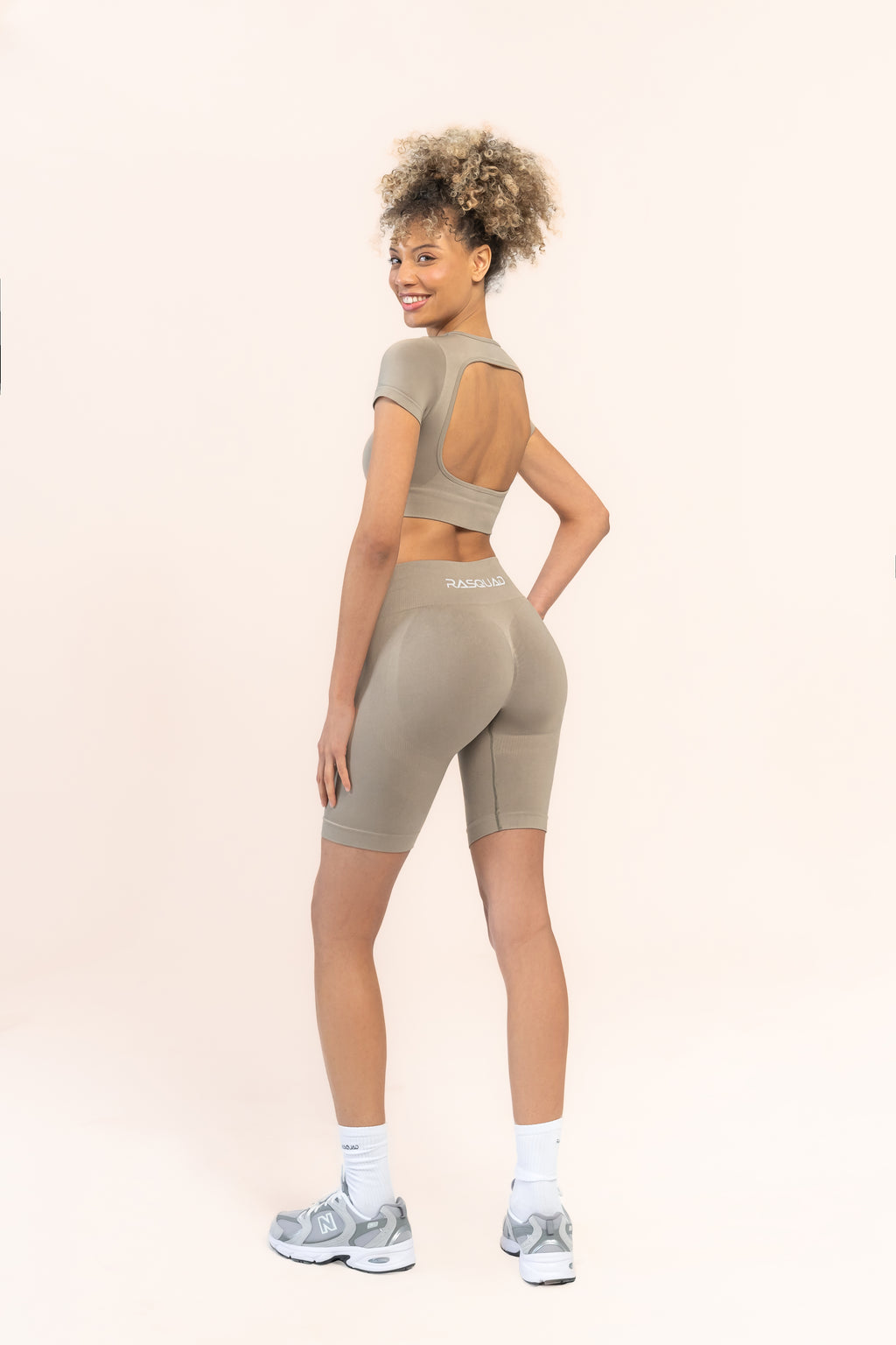 Aurora Layered Crop Top Lembas | Şık Spor Üst | Rasquad