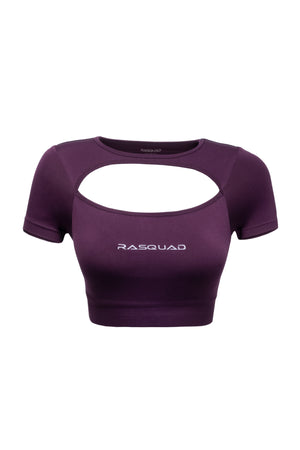 PROLUXE CROP TOP - Plum